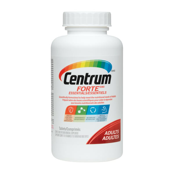 Vitamins & Supplements Centrum Forte Essentials hero