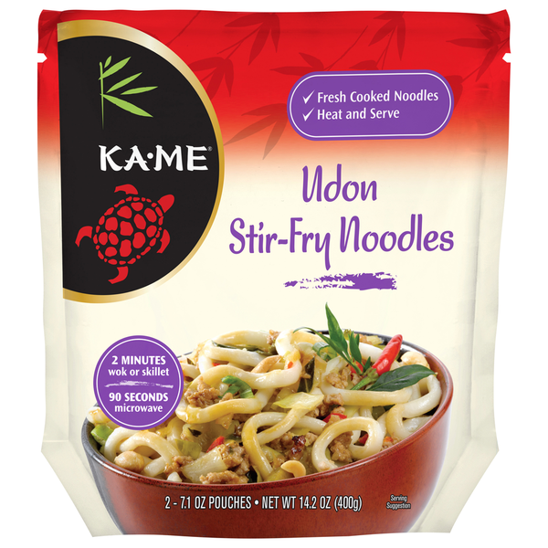 Asian Foods KA-ME Noodles, Stir-Fry, Udon hero