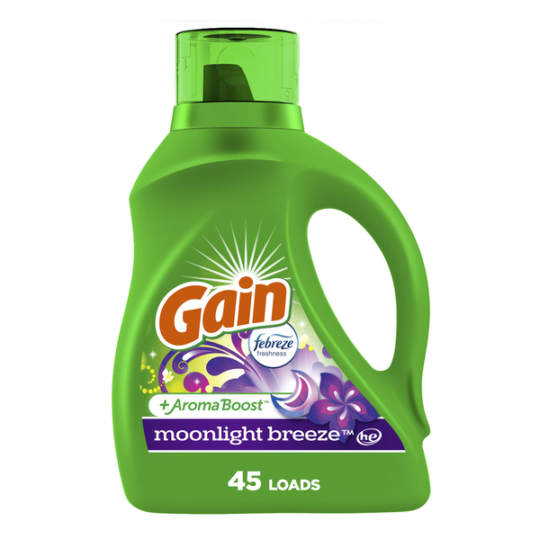 Laundry Care Gain Liquid Laundry Detergent, Moonlight Breeze, 45 Loads hero