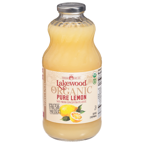 Juice & Nectars Lakewood Pure Lemon, Organic hero