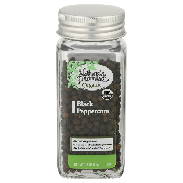 Baking Ingredients Nature's Promise Organic Black Peppercorn hero