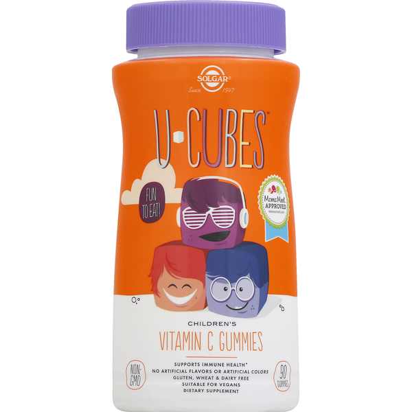 Vitamins & Supplements Solgar U Cubes, Children's Vitamin C Gummies hero