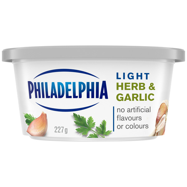 Other Creams & Cheeses Philadelphia Light Herb & Garlic Cream Cheese Product hero