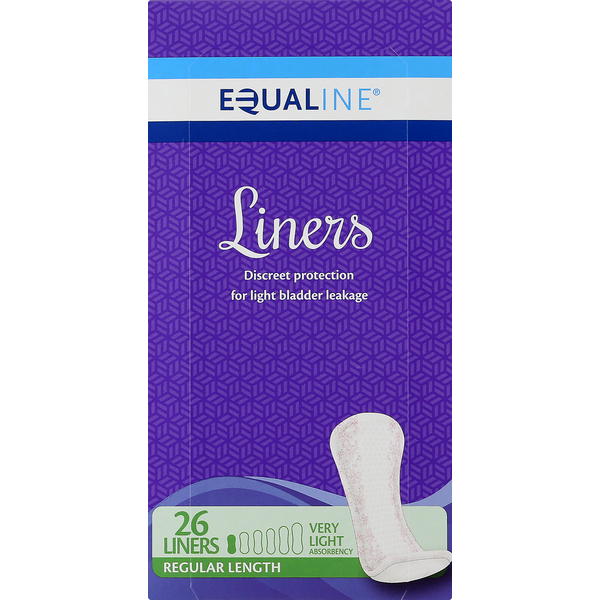 Feminine Care Equaline Liners, Regular Length, Very Light Absorbency hero