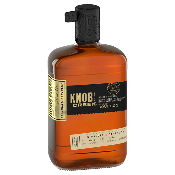 Spirits Knob Creek Single Barrel Reserve Bourbon Whiskey hero