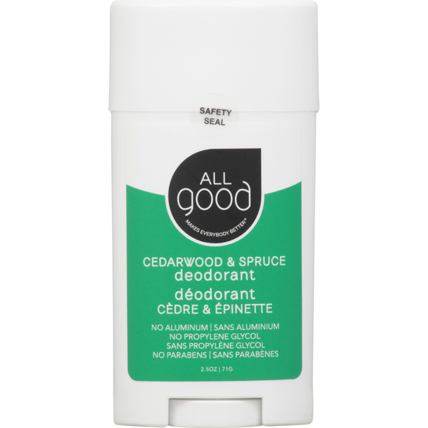 Deodorants All Good Deodorant, Cedarwood & Spruce hero