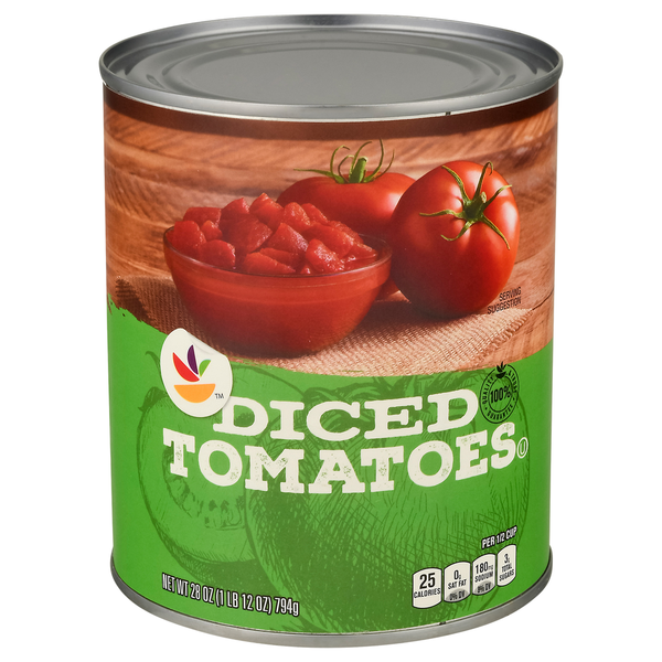 Canned & Jarred Vegetables Store Brand Tomatoes, Diced hero