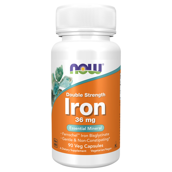 Vitamins & Supplements NOW Iron 36 mg, Double Strength hero