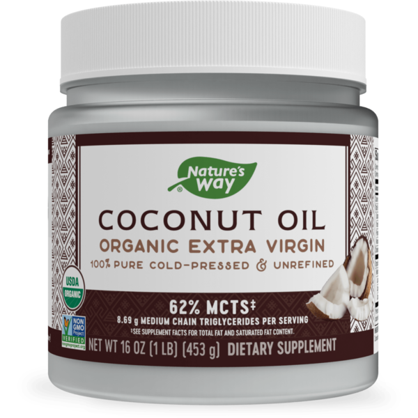 Oils & Vinegars Nature's Way Organic Extra Virgin Coconut Oil hero