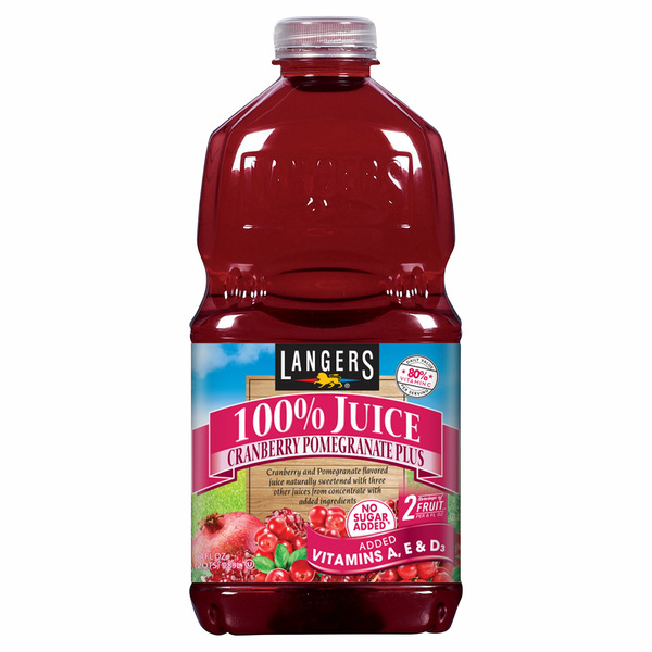 Juice & Nectars Langers Cranberry Pomegranate Plus 100% Juice hero