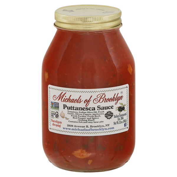 Pasta Sauce Michael’s of Brooklyn Puttanesca Sauce hero