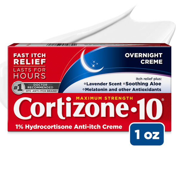 First Aid Cortizone 10 Maximum Strength Overnight Anti-Itch Cream hero