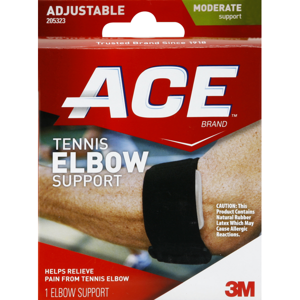 First Aid ACE Tennis Elbow Support, Adjustable, Moderate Support hero