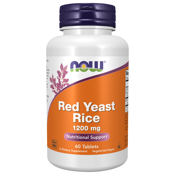 Vitamins & Supplements NOW Red Yeast Rice 1200 mg hero