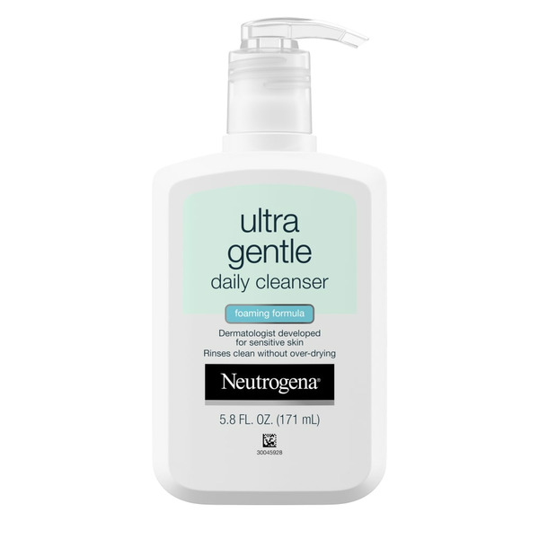 Neutrogena Ultra Gentle Daily Foaming Facial Cleanser hero