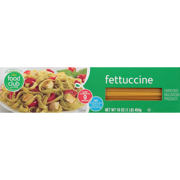 Prepared Soups & Salads Food Club Fettuccine hero