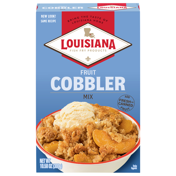 Louisiana Fish Fry Products Fruit Cobbler Mix hero