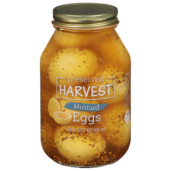 Pickled Goods & Olives Preserved Harvest Eggs, Mustard hero