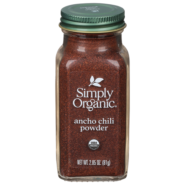 Spices & Seasonings Simply Organic Ancho Chili Powder hero