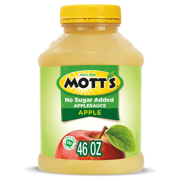 Canned Fruit & Applesauce Mott's No Sugar Added Applesauce hero