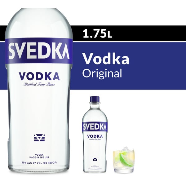 Spirits SVEDKA Vodka Bottle hero