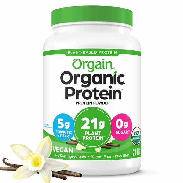 Protein & Meal Replacement Orgain Organic Vegan 21g Protein Powder, Plant Based - Vanilla Bean hero