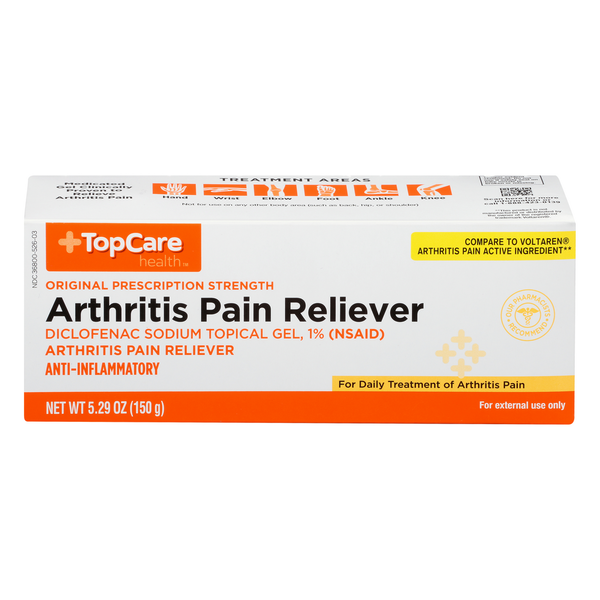 Muscles, Joints & Pain Relief TopCare Arthritis Pain Reliever, Original Prescription Strength hero