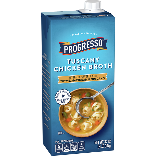 Soup, Broth & Bouillon Progresso Gluten Free Tuscany Chicken Broth hero