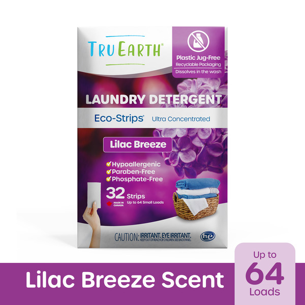 Laundry Tru Earth Laundry Detergent Eco-Strips, Lilac Breeze hero