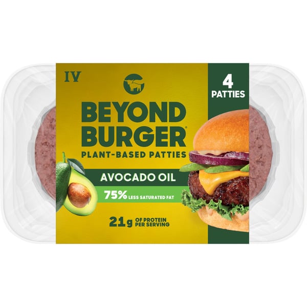 Frozen Meat & Seafood Beyond Meat Beyond Burger, Plant-Based Patties hero