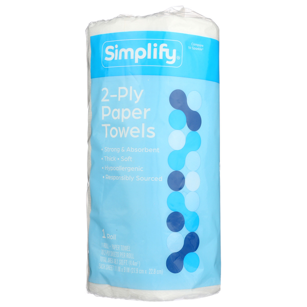 Simplify Paper Towel Soft & Absorbent hero