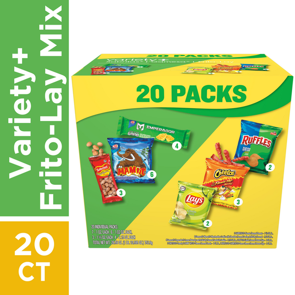 Candy & Chocolate Frito Lay Snack Match, 20 Packs hero