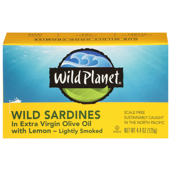 Canned Meat & Seafood Wild Planet Wild Sardines, Lightly Smoked hero