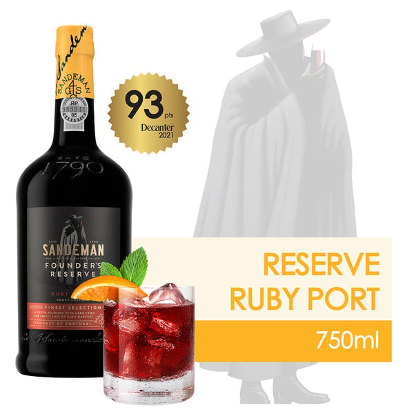 Ports & Sherry's Sandeman Founder's Reserve Ruby Port hero