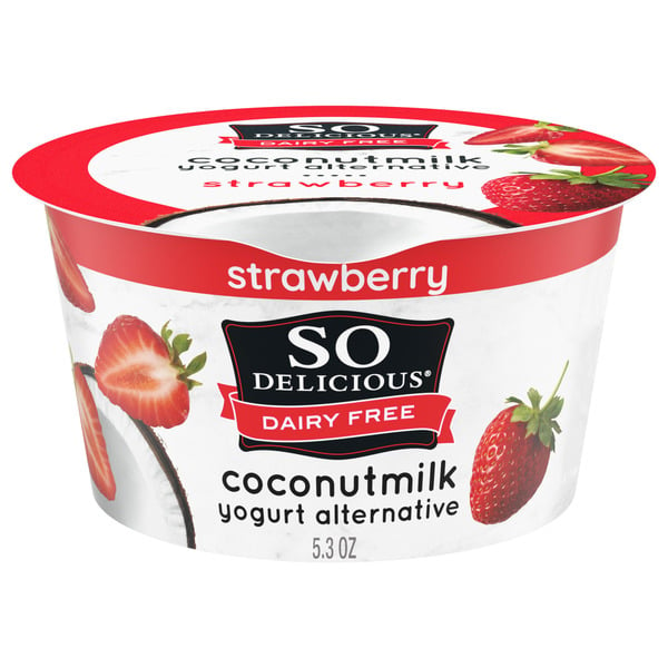 Soy & Lactose-Free So Delicious Dairy Free Coconut Milk Strawberry hero