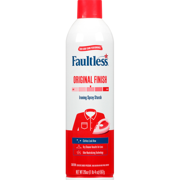 Laundry Faultless Ironing Spray Starch, Original Finish hero