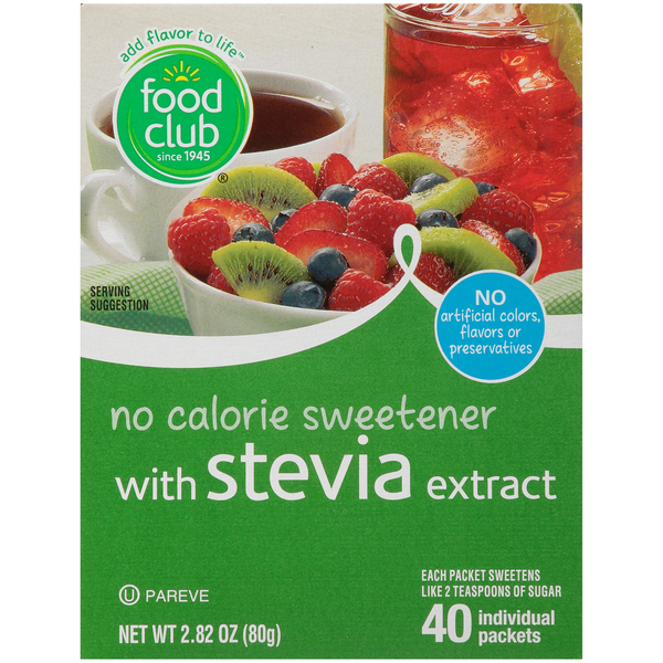 Baking Ingredients Food Club No Calorie Sweetener With Stevia Extract hero