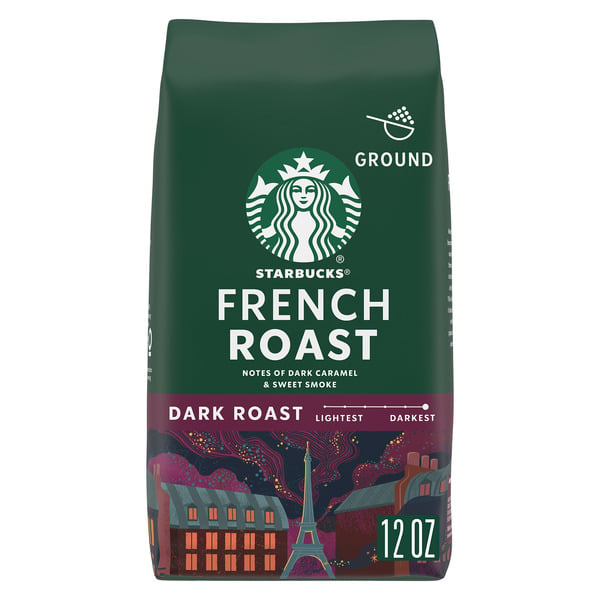 Coffee Starbucks French Roast Dark Roast Ground Coffee hero