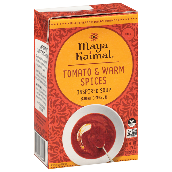 Soup, Broth & Bouillon Maya Kaimal Inspired Soup, Tomato & Warm Spices, Mild hero