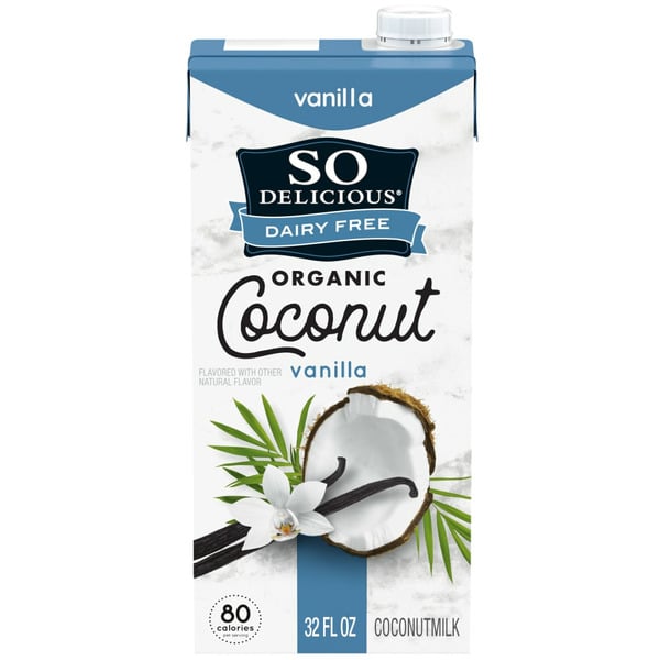 Shelf-Stable Milks So Delicious Dairy Free UHT Vanilla Coconut Milk hero