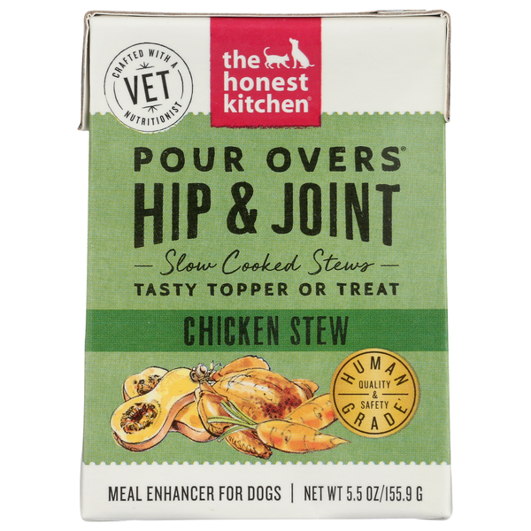 The Honest Kitchen Functional Pour Overs Hi & Joint -  Chicken Stew Dog Food Topper 5.5 Oz Carton hero