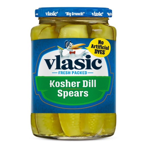 Kosher Foods Vlasic Kosher Dill Spears Pickles hero