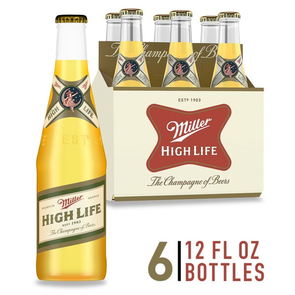 Beers & Coolers Miller High Life Beer LN Btl hero