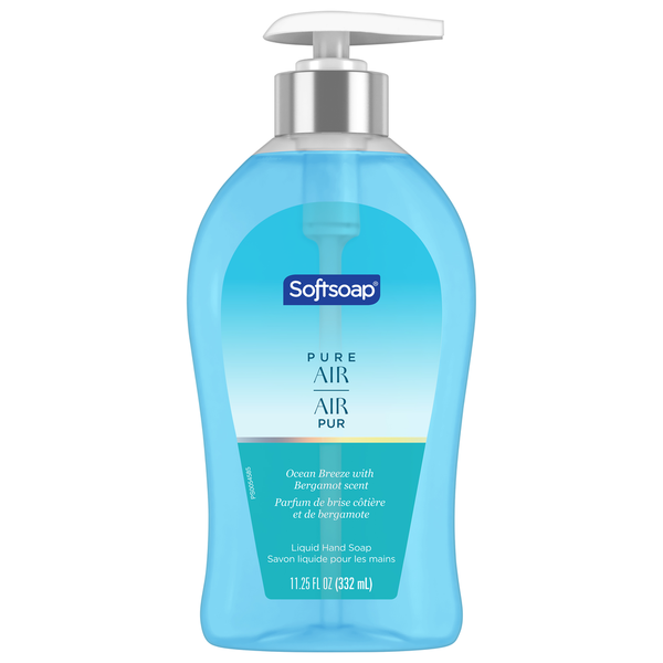 Body Lotions & Soap Softsoap Hand Soap, Pure Air, Ocean Breeze with Bergamot Scent, Liquid hero