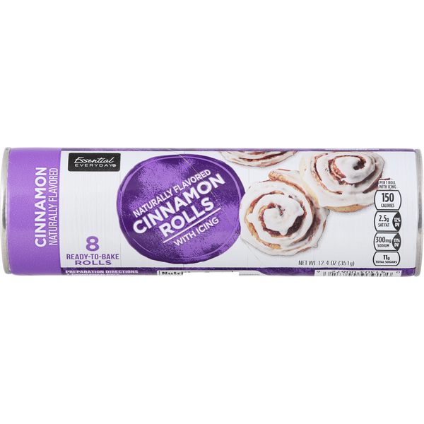 Doughs, Gelatins & Bake Mixes Essential Everyday Cinnamon Rolls with Icing hero