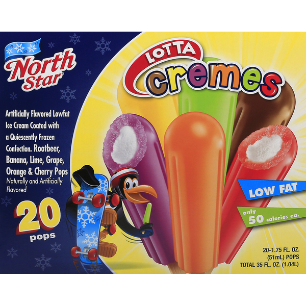 Ice Cream & Ice North Star Pops, Lotta Cremes hero