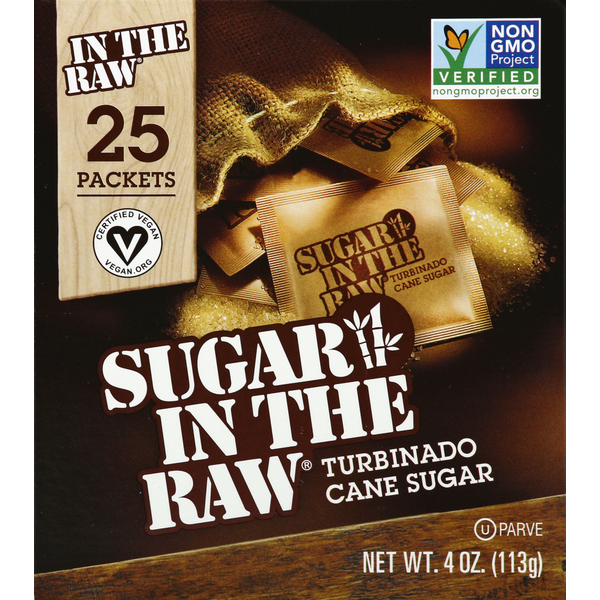 Baking Supplies & Decor Sugar In The Raw Turbinado Cane Sugar, Packets hero