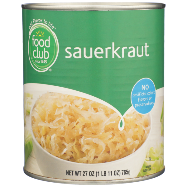 Canned & Jarred Vegetables Food Club Sauerkraut hero