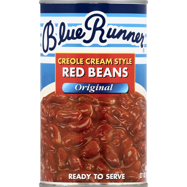 Canned Meals & Beans Blue Runner Foods Red Beans, Creole Cream Style, Original hero