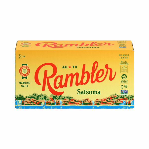 Rambler Sparkling Water Satsuma hero